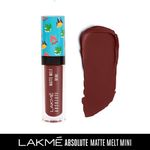 Buy Lakme Beyond Matte Lip Liquid, Brown Souvenir, 2.4 ml - Purplle