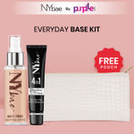 Buy NY Bae Ace Your Base Kit | Free Pouch with Primer & Setting Spray | long lasting makeup| Make Up Kit - Purplle