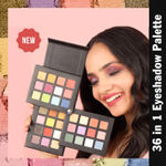 Buy NY Bae Eye Affair Kit | Free Makeup Pouch + Kajal | Combo Pack | Matte & Shimmer Eyeshadow| Rich Colour | Waterproof | Easily Blendable (57 g) - Purplle