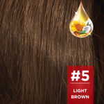 Buy REVLON Color 'n Care NOURISHING PERMANENT HAIR COLOR - 5 Light Brown (Sachet) - Purplle