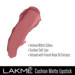 Buy Lakme Cushion Matte Lipstick, Pink Geranium, 4.5g - Purplle