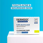 Buy DERMDOC Combo Kit Salicylic Acid Cleansing Bar (Pack of 3) | gentle deep cleansing bar | oil control, acne prone skin | salicylic acid for back & body acne - Purplle