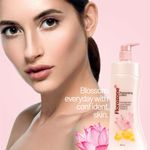 Buy Florozone Moisturizing Lotion With Lotus Flower Extract & Vitamin E - 1000ml - Purplle