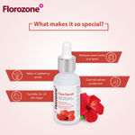 Buy Florozone Face Serum with Hibiscus Flower Extract & Niacinamide, 30 ml - Purplle