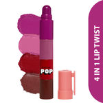 Buy SUGAR POP 4 in 1 Lip Twist - 01 Classic | Multi-use Stackable Lipsticks for Women | Satin Matte Hydrating Formula | 6.4g - Purplle