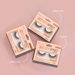 Buy Swiss Beauty Eyelashes Pack of 3|Nove Eyelashe| Fabulous Eyelashes|Open Eye Eyelashe - Purplle