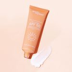 Buy Earth Rhythm SPF 50 Matte Mineral Sunscreen Phyto Shield | PA+++, UVA UVB Sun Protection, Zero White Cast, Matte Finish | Men & Women - 50 ML - Purplle