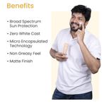Buy Earth Rhythm SPF 50 Matte Mineral Sunscreen Phyto Shield | PA+++, UVA UVB Sun Protection, Zero White Cast, Matte Finish | Men & Women - 50 ML - Purplle