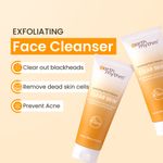 Buy Earth Rhythm Exfolating Face Wash with AHA-BHA, Hyaluronic Acid | Clear Out Pores & Acne | for Oily & Acne Prone Skin | Men & Women- 100 ML - Purplle