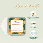 Buy Earth Rhythm 100% Virgin Coconut Oil Shampoo Bar | Restores Shine, Deeply Nourishes Hair, Stimulates Hair Growth | for All Hair Type | Men & Women | With Tin - 80 G - Purplle