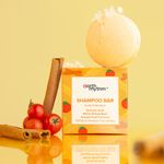 Buy Earth Rhythm Exfoliating Shampoo Bar With Salicylic Acid, White Willow Bark & Tomato Fruit Ferment | Exfoliates Dandruff, Control Sebum Production | for Oily Flaky & Dandruff Scalp | Men & Women | Without Tin - 80 G - Purplle
