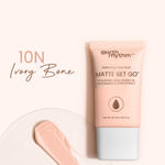 Buy Earth Rhythm Hydrating Matte Set Go Face Fluid Foundation | SPF 30, PA++++ - IVORY BONE - 30 ml - Purplle