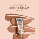 Buy Earth Rhythm - Glow Set Go - All day Strobe Creme - SPF 50 - Bronze Age | Creates Luminous Base, Adds Radiance Post Makeup, Protects from Sun Damage | for All Skin Types | for Women - 40 ML - Purplle