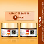 Buy Good Vibes Ubtan De-tan Day and Night Cream Combo: Protect and Nourish Your Skin (50 gm) - Purplle