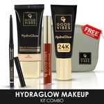 Buy Good Vibes Hydra Glow Makeup Kit Combo: Get Ready to Slay Every Day (Free Pouch) - Purplle