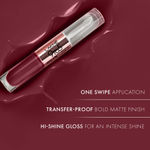 Buy Lakme 9 to 5 Matte to Glass Liquid Lip - Bold In Red, 7.6 ml - Purplle