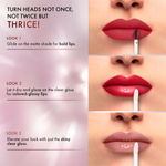 Buy Lakme 9 to 5 Matte to Glass Liquid Lip - Passion Pink, 7.6 ml - Purplle