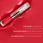 Buy Lakme 9 to 5 Matte to Glass Liquid Lip - Passion Pink, 7.6 ml - Purplle