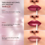 Buy Lakme 9 to 5 Matte to Glass Liquid Lip - Fuchsia Pink, 7.6 ml - Purplle