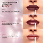 Buy Lakme 9 to 5 Matte to Glass Liquid Lip - Beachy Vibe, 7.6 ml - Purplle