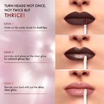 Buy Lakme 9 to 5 Matte to Glass Liquid Lip - Walnut Praline, 7.6 ml - Purplle