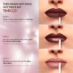 Buy Lakme 9 to 5 Matte to Glass Liquid Lip - Tropical Princess, 7.6 ml - Purplle