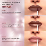 Buy Lakme 9 to 5 Matte to Glass Liquid Lip - Salted Caramel, 7.6 ml - Purplle
