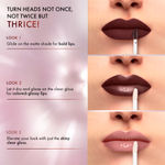 Buy Lakme 9 to 5 Matte to Glass Liquid Lip - Cocoa, 7.6 ml - Purplle