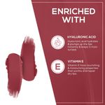 Buy RENEE Stunner Matte Lipstick, Brave Heart 4 gm, Intense Color Pay Off, Full Coverage Long Lasting Weightless Velvety Formula, Enriched with Vitamin E & Hyaluronic Acid - Purplle