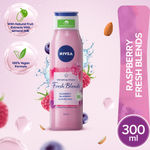 Buy Nivea Fresh Blends Refreshing Body wash- Raspberry, Blueberry & Almond Milk (91% Naturally derived ingredients)(300 ml) - Purplle