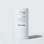 Buy Minimalist SPF 50 Sunscreen Stick with Adenosine, Rice Bran Oil & Vitamin E, Broad spectrum PA++++ - 20 gm - Purplle