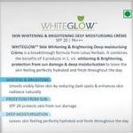 Buy Lotus Herbals Whiteglow Skin Whitening & Brightening Deep Moisturising Cream SPF 20 | PA+++ | 40g - Purplle