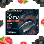 Buy Fiama Men Deep Clean Gel Bar, With Charcoal, Grapefruit & Skin Conditioners For Moisturized Skin, 125g Soap for Men, For All Skin Types - Purplle