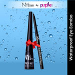 Buy NY Bae Waterproof Eye Combo | Kajal| Liquid Eyeliner | Black Colour | Pack of 2 (4.75 gm) - Purplle