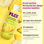 Buy PLIX - THE PLIX Pineapple 5% Lactic Acid Exfoliating Body Wash For All Skin Types | Paraben-Free Shower Gel | For Dry, Rough & Strawberry Skin | 236 ml - Purplle