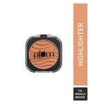 Buy Plum There You Glow Highlighter | Highly Pigmented |Effortless Blending |124 - Miracle Bronze - Purplle