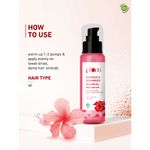 Buy Plum Hibiscus & Ceramides Smoothing Hair Serum|Smoothens,Controls Frizz |Paraben-Free| 100% vegan - Purplle