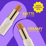 Buy NY Bae All Day Cover Stick - Cappuccino 10 (4.2 gm) | Foundation Stick | Concealer | Bronzer | Colour Corrector | Highlighter | Face Makeup - Purplle