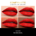 Buy FACES CANADA Comfy Matte Liquid Lipstick - No Big Deal, 3 ml | Comfortable 10HR Longstay | Intense Matte Color | Almond Oil & Vitamin E Infused | Super Smooth | No Dryness | No Alcohol - Purplle