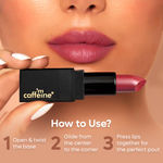 Buy mCaffeine Cocoa Kiss Creamy Matte Lipstick-Mauve Velvet - Purplle