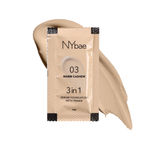 Buy NY Bae 3 in 1 Serum Foundation with Primer | Sampler I Moisturising I Glowing Korean Skin - Light Skin Tone (3ml) - Purplle