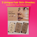 Buy NY Bae 3 in 1 Serum Foundation with Primer | Sampler I Moisturising I Glowing Korean Skin - Medium Skin Tone (3 ml) - Purplle