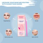 Buy GynoCup Glossy Face Razor for Women | Painless Facial Hair Removal | Easy to Use (Pack of 3) - Purplle