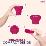 Buy GynoCup Collapsible Silicone Cup Menstrual Cup Sterilizer for Women| Kills 99% of Germs in 2 Minutes | Microwave Friendly - 1 Unit - Purplle