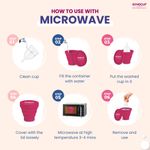 Buy GynoCup Collapsible Silicone Cup Menstrual Cup Sterilizer for Women| Kills 99% of Germs in 2 Minutes | Microwave Friendly - 1 Unit - Purplle