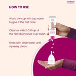 Buy GynoCup Menstrual Cup Cleanser Wash | Natural & pH Balanced, hypoallergenic and safe for use| Helps to Sterilize Menstrual Cup cleanser liquid Wash 100 ml (Pack of 1) - Purplle