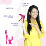 Buy MildCares Silicone Stand and Pee Reusable Female Urination Device (Pack of 1) | For Women, Pregnant Women, Joint Pain Patients & Travellers | Easy To Carry | Reduces The Risk Of UTI Infections | Travel Friendly | Leak-proof - Purplle