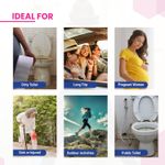 Buy MildCares Silicone Stand and Pee Reusable Female Urination Device (Pack of 1) | For Women, Pregnant Women, Joint Pain Patients & Travellers | Easy To Carry | Reduces The Risk Of UTI Infections | Travel Friendly | Leak-proof - Purplle