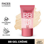 Buy FACES CANADA SPF 35 BB Gel Creme - Light Vanilla, 30 gm | Multitasking | Even Skin Tone | Instant Glow | Smooth Flawless Matte Finish | Hydrating | Lightweight & Nonsticky - Purplle