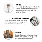 Buy Cuffs N Lashes Makeup Brush Set of 44 - Purplle